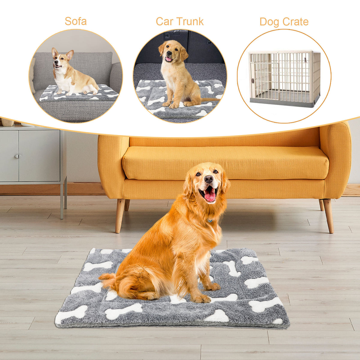 WarmRest dog mat size guide