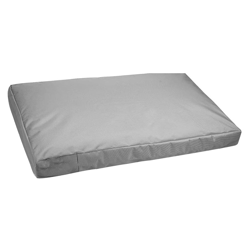 Grey protective dog bed cover