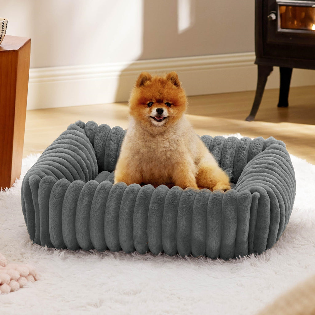 Dark grey NestRest bolster bed