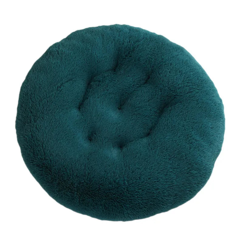 Plush Round Dog Bed