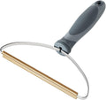 Grey upholstery pet hair scraper