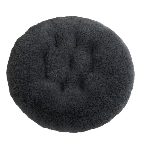 Plush Round Dog Bed