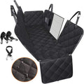 Black dog car hammock with mesh window