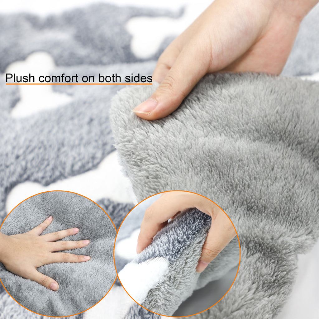 WarmRest fleece dog mat