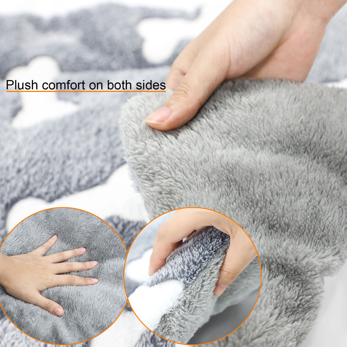 WarmRest fleece dog mat